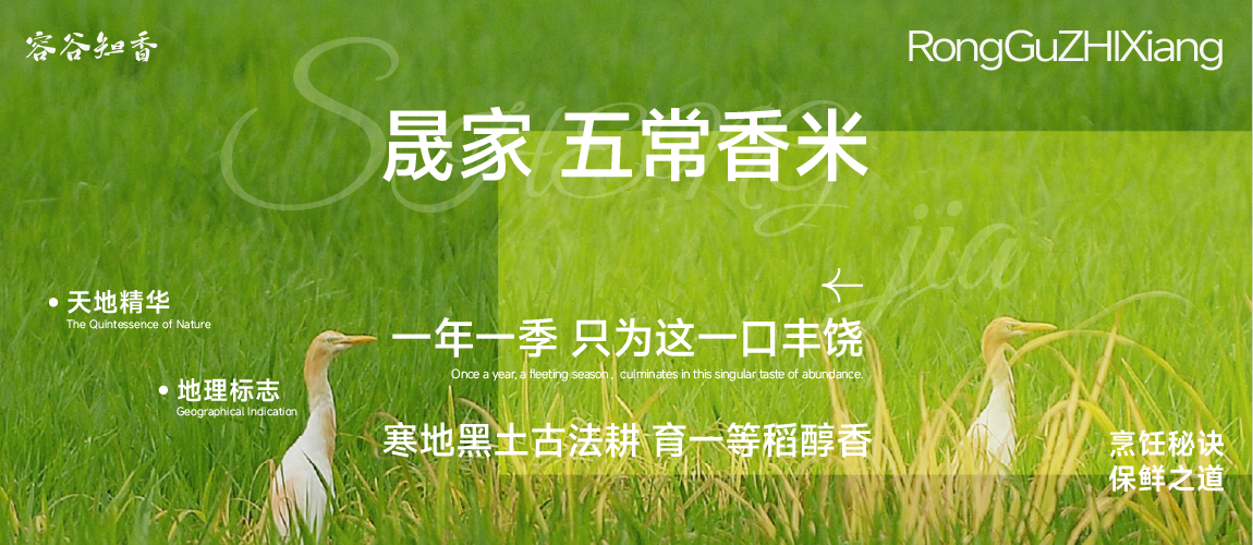 晟家五常香米：一年一季，只为这一口丰饶